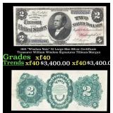 1891 $2 Large Size Silver Certificate "Windom Note
