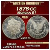 1878-cc Morgan Dollar $1 ms65 PL SEGS