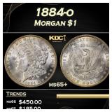 1884-o Morgan Dollar $1 Grades ms65+