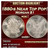 1880-s Morgan Dollar Near Top Pop! $1 ms68+ SEGS