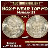 1902-p Morgan Dollar Near Top Pop! $1 ms67 SEGS