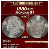 1880-cc Morgan Dollar $1 ms66+ SEGS