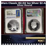 NGC NGC 2016 Star Wars Classic R2-D2 1oz Silver $2