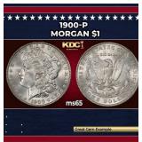 1900-p Morgan Dollar $1 Grades ms65