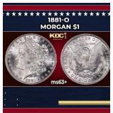1881-o Morgan Dollar $1 Grades ms63+