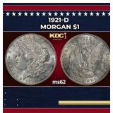 1921-d Morgan Dollar $1 Grades ms62