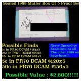 Original sealed box 5- 1989 United States Mint Pro