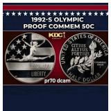 1992-s Olympic Proof Modern Commem Half Dollar 50c