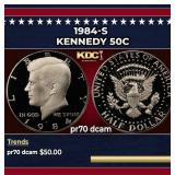 1984-s Proof Kennedy Half Dollar 50c pr70 dcam SEG