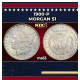 1900-p Morgan Dollar $1 Grades ms63