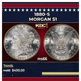 1880-s Morgan Dollar $1 Grades ms66