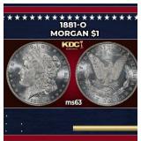 1881-o Morgan Dollar $1 Grades ms63