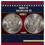 1884-o Morgan Dollar $1 Grades ms64