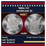 1884-cc Morgan Dollar $1 ms66+ SEGS