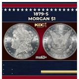 1879-s Morgan Dollar $1 Grades ms63+
