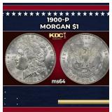 1900-p Morgan Dollar $1 Grades ms64