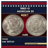 1882-o Morgan Dollar $1 Grades ms65