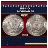 1884-o Morgan Dollar $1 Grades ms62