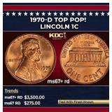 1970-d Lincoln Cent TOP POP! 1c ms67+ rd SEGS