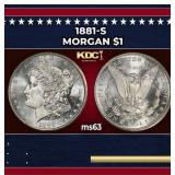 1881-s Morgan Dollar $1 Grades ms63