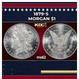 1879-s Morgan Dollar $1 Grades ms62