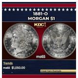 1881-o Morgan Dollar $1 ms65 SEGS