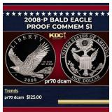2008-P Bald Eagle Proof Modern Commem Dollar $1 pr
