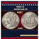 1900-o Morgan Dollar $1 Grades ms62+