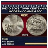 2017-d Boys Town Centennial Modern Commem Half Dol
