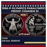 1996-p Olympics Paralympics Proof Modern Commem Do