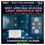 1997 United States Mint Prestige Proof Set With Bo