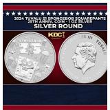 2024 Tuvalu $1 Spongebob Squarepants 25th Anniv. C