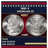 1881-s Morgan Dollar $1 ms66+ SEGS