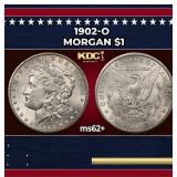 1902-o Morgan Dollar $1 Grades ms62+
