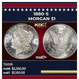 1880-s Morgan Dollar $1 ms67+ SEGS