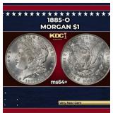1885-o Morgan Dollar $1 Grades ms64+