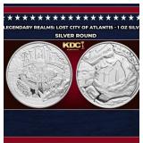 Legendary Realms: Lost City of Atlantis - 1 oz Sil