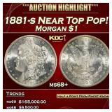 1881-s Morgan Dollar Near Top Pop! $1 ms68+ SEGS