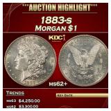 1883-s Morgan Dollar $1 ms62+ USCG