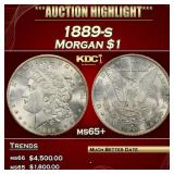 1889-s Morgan Dollar $1 ms65+ SEGS