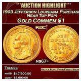 1903 Jefferson Louisiana Purchase Gold Commem Doll