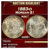 1883-o Morgan Dollar $1 Grades ms66+