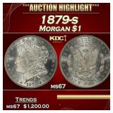 1879-s Morgan Dollar $1 ms67 SEGS
