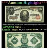1891 $10 Treasury Note General General William She