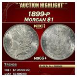 1899-p Morgan Dollar $1 ms66+ SEGS
