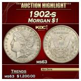 1902-s Morgan Dollar $1 ms63 USCG