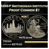 1996-P Smithsonian Institution Proof Modern Commem