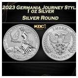 2023 Germania Journey Style - 1 oz Silver Round Ro