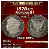 1878-cc Morgan Dollar $1 ms64+ DMPL SEGS
