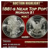 1881-s Morgan Dollar Near Top Pop! $1 ms68+ SEGS